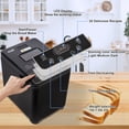 thumbnail image 6 of KBS 2LB 20-in-1 Bread Maker Machine with Automatic LCD display,2 Custom menus,15 Hour delay timer, Black Model#070, 6 of 7