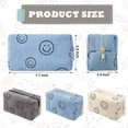 thumbnail image 2 of Bolsa de cosméticos Photect Corduroy Smile Face Preppy, 3 unidades, 2 of 6