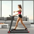 thumbnail image 3 of Costway Tapis Roulant Électrique Pliant Compact pour la Marche et la Course avec Contrôle par Application et Haut-Parleur, 3 of 10