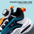 thumbnail image 6 of BABAYA Boys Girls Athletic Shoes Easy on Jogger Sneakers With Rotating Buckle for Little Big Kids, 6 of 7