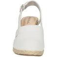 thumbnail image 2 of Easy Street Womens Stargaze Faux Leather Closed Toe Wedge Sandals, 2 of 3
