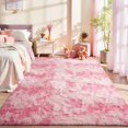 thumbnail image 2 of Alfombra LOCHAS Luxury Fluffy Rainbow 91x152 cm Rosa, 2 of 5
