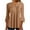 Khaki, variant on qucoqpe Women's Long Sleeve Casual Blouses Dressy Tunic Tops V Neck Button Office Wear Fall Winter Clothes