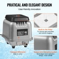 thumbnail image 3 of KFFKFF Linear Air Pump, 109L/Min for Efficient Aeration, Suitable for 1/2 Acre Ponds up to 10 FT Deep, Water Features, Waste Processing, Septic Systems, Aquariums, Aquaculture, and Seafood Dining, 3 of 9