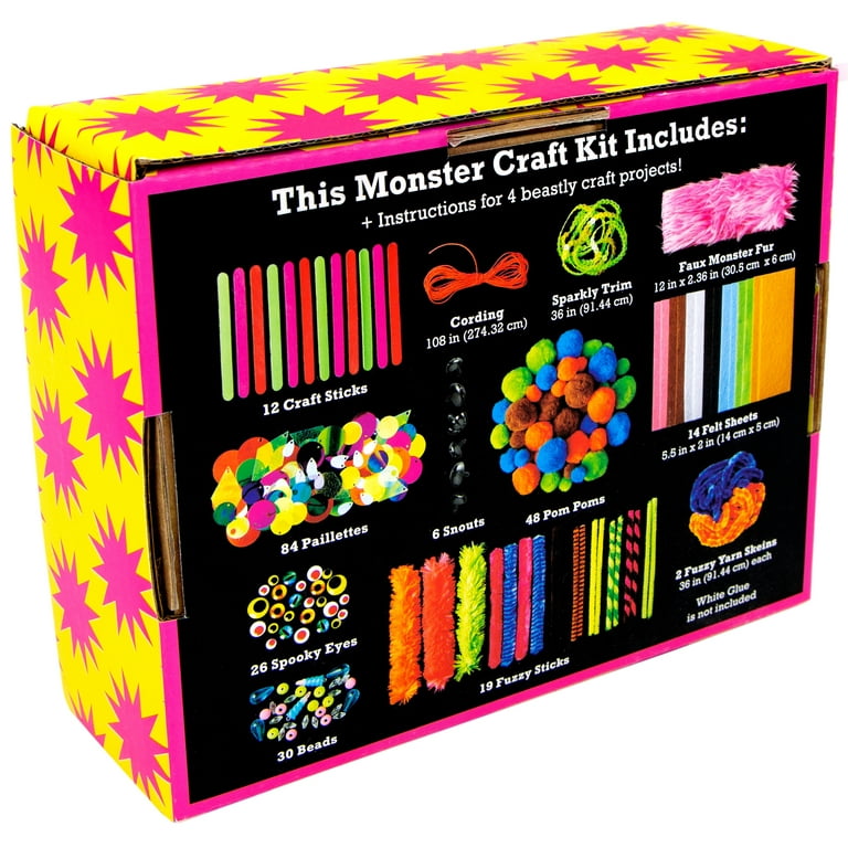 Smarts & Crafts Monster Craft Kit (245 Pieces) by xpwholesale