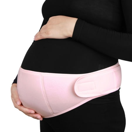 Pink Breathable Maternity Belt Back Lumbar Belly Tummy Abdominal Waist (Best Tummy Butter For Pregnancy)