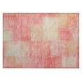 thumbnail image 2 of Addison Rugs Chantille Indoor/Outdoor Transitional Squares Blush Washable Rectangle Rug, 1'8" x 2'6", 2 of 6