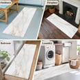 thumbnail image 5 of White Golden Marble 2'x6' Runner Rugs for Hallway Kitchen Bedside Non Slip Washable, Modern Abstract Art Elegant Entryway Rug Runners with Rubber Backing, Long Carpet Runner for Laundry Room, 5 of 8