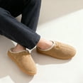 thumbnail image 2 of Ecetana Men's Cozy House Slippers Plush Fuzzy Lined Slip-On Indoor Warm Shoes, 2 of 6