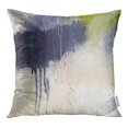 thumbnail image 1 of BOSDECO Watercolor Paint Abstract Painting Hand Blue Drip Contemporary Pillow Case Pillow Cover 20x20 inch, 1 of 1
