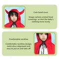 thumbnail image 2 of URMAGIC 1-5T Kids Christmas Halloween Costume Cape Vampire Demon Witch Role Play Hood Cape Girl Boys, 2 of 5