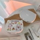 thumbnail image 4 of Tocador plegable para maquillaje, caja de almacenamiento para cinturón de mujer, dormitorio de estudiantes, escritorio, hogar, pequeño, 4 of 5