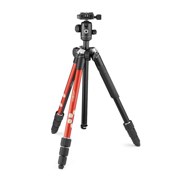 Trípode Joby RangePod Aluminium Traveller con cabezal esférico rojo