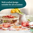 thumbnail image 4 of Libbey 917CD Heavy Base Rocks Glasses Set of 12, Rocks Glass Cups Set with Simple Lines, Elegant Old Fashioned Glass for Whiskey,Cocktails and More, 4 of 6