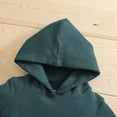 thumbnail image 5 of HCNTES Toddler Boy Winter Clothes 3-6 Month Boy Clothes Winter Baby Boys Girls Long Sleeve Hooded Romper Tops Solid Pants Outfit Set 2PCS Clothes Baby Winter Clothes, 5 of 8