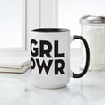 thumbnail image 4 of CafePress - Girl Power Large Mug - 15 oz Ceramic Large White Novelty Mug, 4 of 4