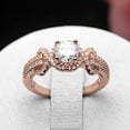 thumbnail image 2 of Ellalee Engagement Ring Rose Gold Plated Sterling Silver Cz Women Ginger Lyne Collection, 2 of 5