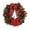 Multicolour, variant on LSLJS Christmas Wreath for Front Doll, Christmas Decorations, 11.8 inch Green Spruce Leaves Garland with Decorative Ball Cone and Bow, Classical Christmas Tree Design Hanging Ornament for Window Door
