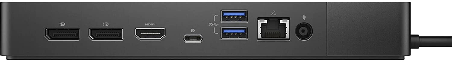 Restored Dell WD19DCS Performance Dock — Dual Cable USB-C Docking Station with 240W Adapter, HDMI, DisplayPort, Supports 3 Monitors & 5K Display (Refurbished)