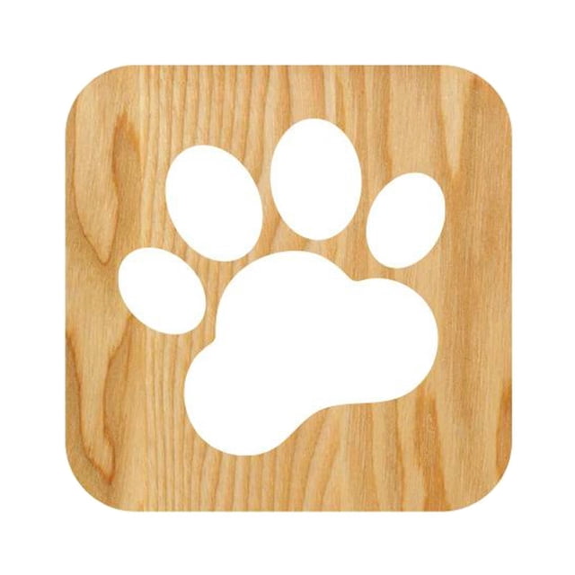 Luz de Noche LED Creativa USB 3D Paw Lámpara de Escritorio Decoración Cumpleaños