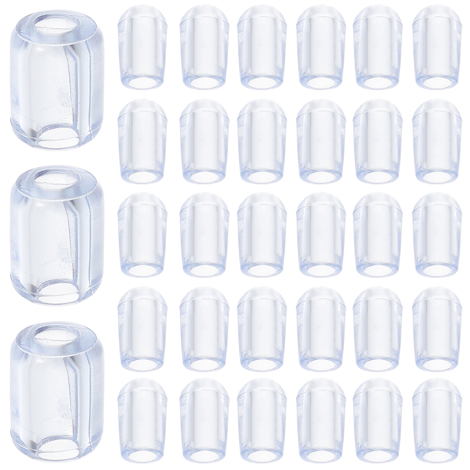 80pcs Sink Grid Protectors Kitchen Sink Wire Protective Rack Feet PVC