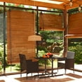 thumbnail image 1 of vidaXL 3 Piece Garden Dining Set Black, 1 of 5
