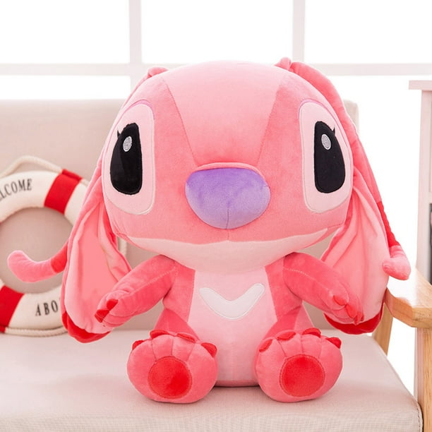 ¡Promoción de vacaciones! Juguetes de peluche cosidos, juguetes de peluche cosidos, relajados, juguetes de peluche navideños, festivos, amigos de la cama de cumpleaños, rosa de 18 pulgadas
