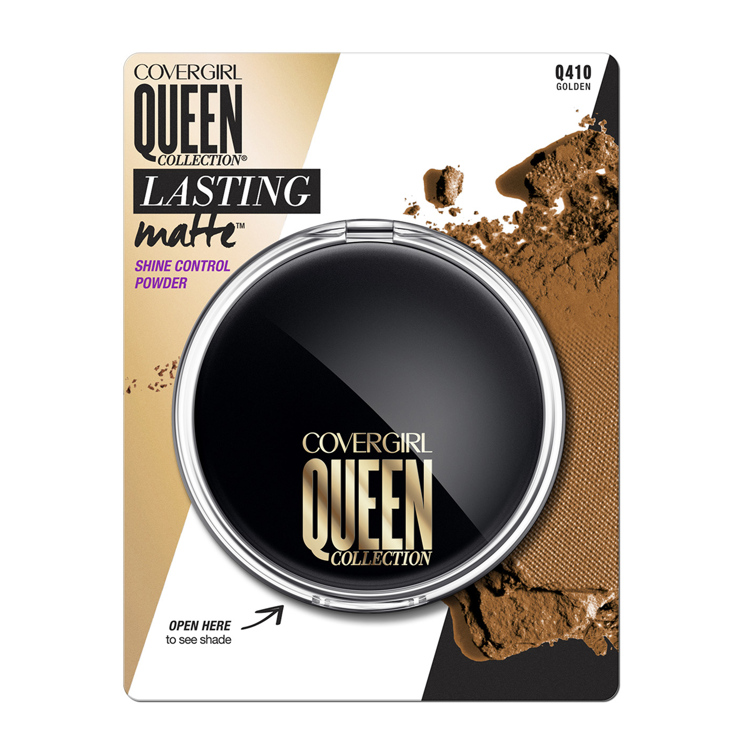 COVERGIRL Queen Lasting Matte Pressed Powder Foundation, Golden - image 2 of 8