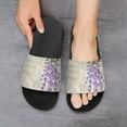 thumbnail image 6 of GZHJMY Stylish Slides for Women Men, Vintage Lavender Soft Flexible Slip-on Sandals Slippers, 6 of 7