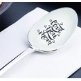 thumbnail image 2 of Gifts for mother's day from son daughter - Love You Mom Christmas birthday gift for mom | Engraved Spoon Gift - 7 inch, 2 of 3