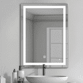 thumbnail image 1 of Espejo Rectangular para Pared con Iluminación LED Integrada y Sensor Touch - 52.5 x 37.5 cm / Pulgadas para Tocador y Baño, 1 of 7