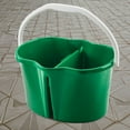 Libman 4 Gallon Clean & Rinse Bucket Green Polypropylene
