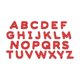 thumbnail image 1 of Rompecabezas de alfabeto de plástico, letras ABC Montessori, forma de la A a la Z, aprendizaje temprano rojo, 1 of 9