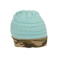 thumbnail image 4 of Gravity Threads Soft Camouflage Cuff Beanie, Mint, 4 of 5