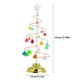 thumbnail image 4 of Color Crystal Christmas Tree Glowing Christmas Trees Crafts Adorno de mesa (L) Likrtyny Libre de BPA, 4 of 9