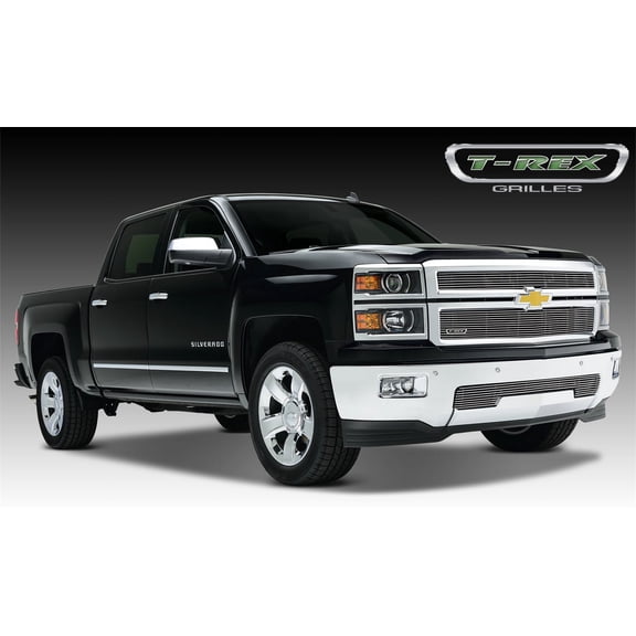 T-Rex Grilles 20121 Billet Series Grille Assembly Fits 14-15 Silverado 1500