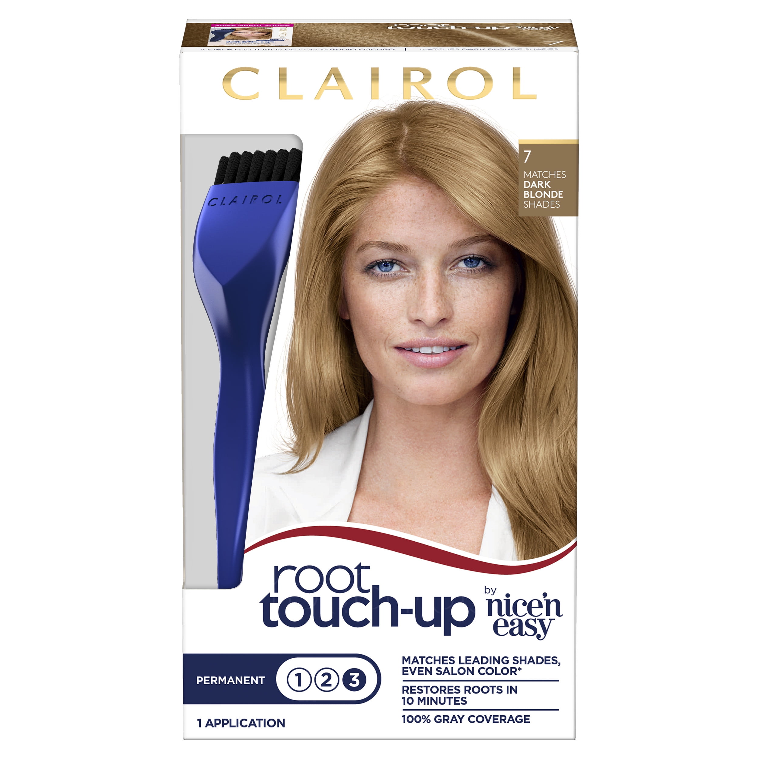 Clairol Root Touch-Up Permanent Hair Color Creme, 5 Medium Brown, 1  Application, Hair Dye 