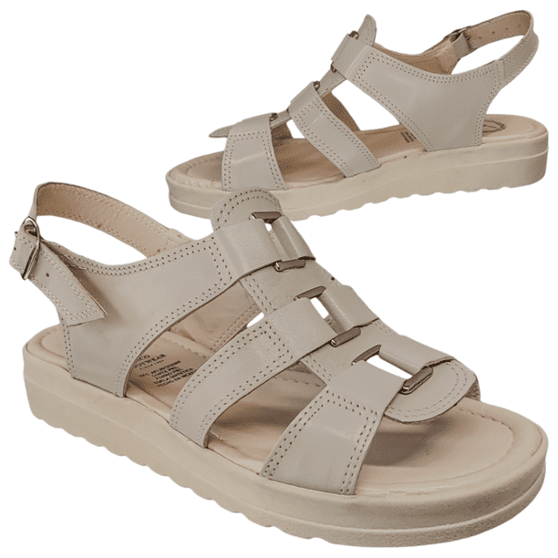 Sandalias Mujer Casuales Piel Vacuno de Broche Versatil para Playa Huarache  Para Diario