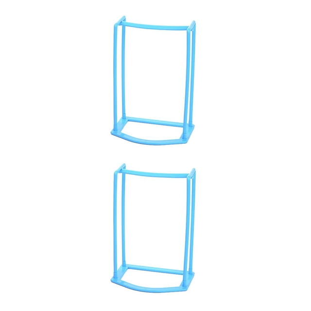 Advancent Percha para abrigos Soporte de almacenamiento Compañero Soporte Estante de acabado Portátil de mano Organizador de ahorro de espacio Estante Azul 2piezas Advancent CBP075875