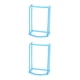 thumbnail image 2 of Percha para abrigos Inteprter soporte de almacenamiento organizador de ropa lavandería color Blanco verde Azul rosa, 2 of 5