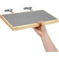 thumbnail image 1 of Vivise Display Shelves for Building Bricks 48X24 Stud Base Plate Wooden Wall Mount Shelf Display for Wall Compatible with All Toy Block Brands (Size 16X8 Inch), 1 of 7