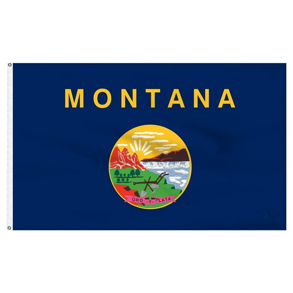 Valley Forge Montana Flag 4ft x 6ft Nylon