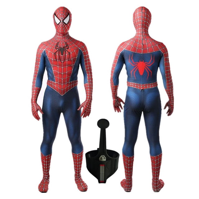 Mono de superhéroe de película de alta calidad para adultos, disfraz de araña 3D de Spandex, disfraz de actuación de juego de Halloween Fivean unisex