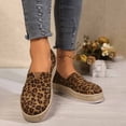 thumbnail image 5 of OOOUM Suede Loafers For Women Round Toe Slip On Platform Espadrille Loafers Woven Sole Casual Daily Shoes Coffee US:6, 5 of 8