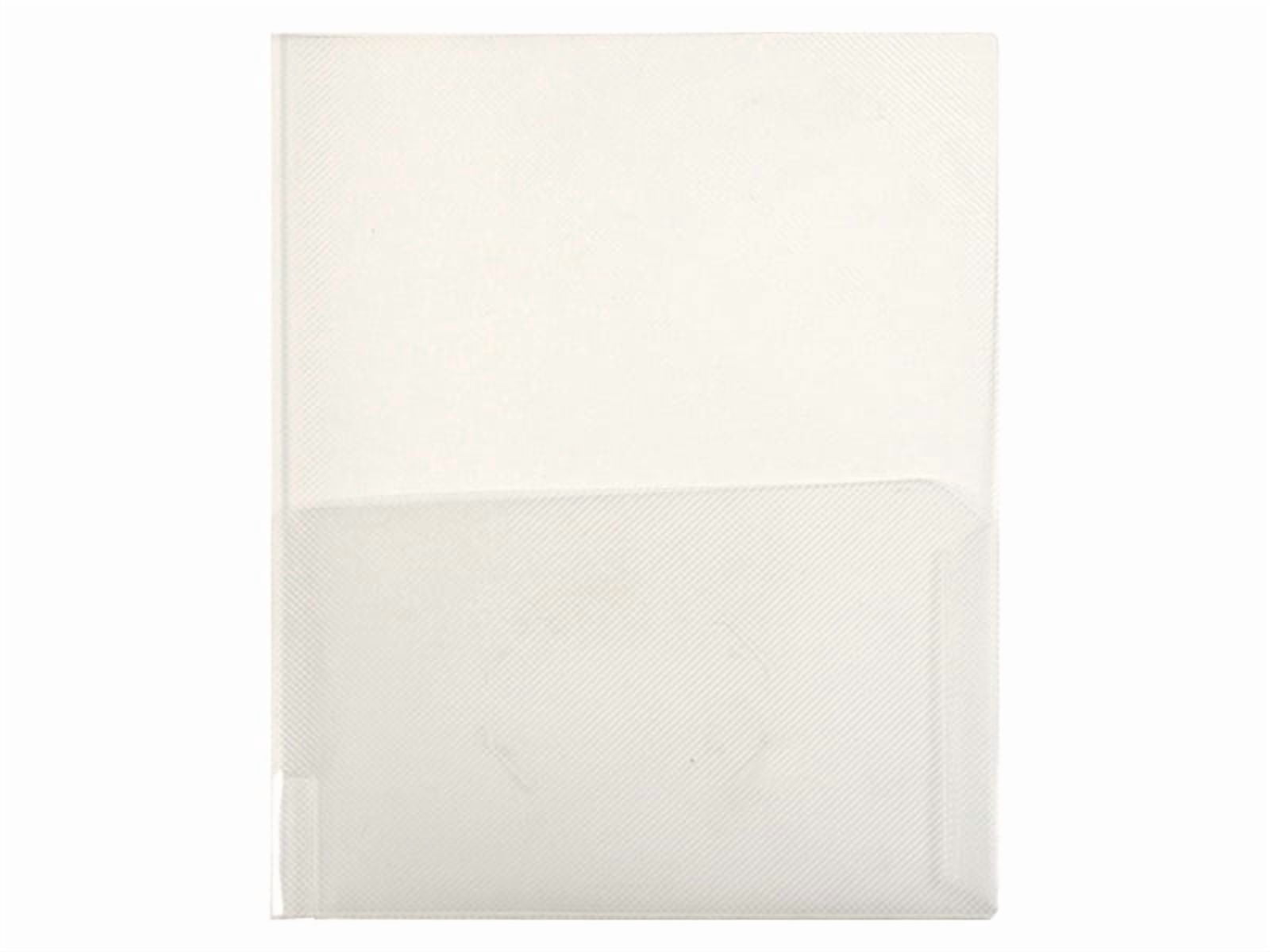 (Price/EACH)LION 91120 CLEAR-LINE 2-Pocket Plastic Folder, Letter - 1 Each-Clear