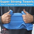 thumbnail image 4 of Pro Grade, Never Scratch 16x16 Microfiber Towel 6 Pk. Absorbent Cleaning and Polishing Towels for Car, Kitchen, Bathroom. Best Duster Cloth, Shop Rag or Buffing Pad, Lint Free, Machine Washable, 4 of 8