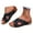Black, variant on Womens Sandals Orthopedic Wedge Sandals Comfortable Slip on Crisscross Strap Platform Slides