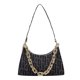 thumbnail image 1 of Bolso de mujer con estampado informal, bolsos de hombro con cadena de PU para las axilas (negro) Likrtyny Para estrenar, 1 of 9