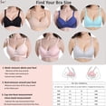 thumbnail image 7 of BIMEI Mastectomy Bra with Molded Foam Cups,T Shirt Bra for Women, Everyday Pocketed Seamless Wire Free Bra, Smoothing for No-Show Lines,Beige,36D, 7 of 7