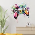thumbnail image 2 of Pegatinas de pared coloridas para mando de juegos Graffiti Splash, 2 of 3